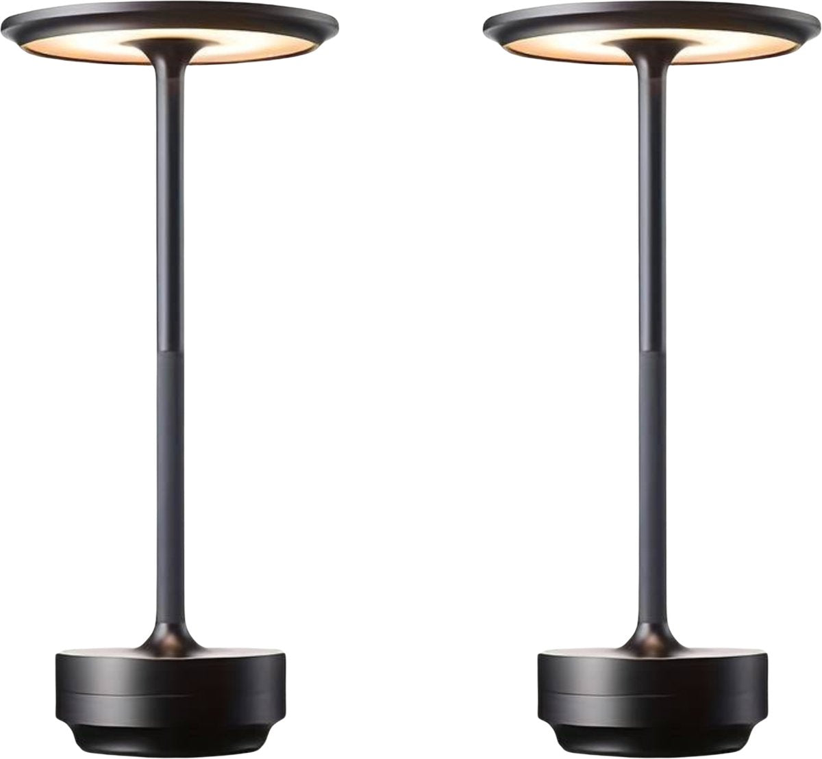 2x Oplaadbare Tafellamp - Goud