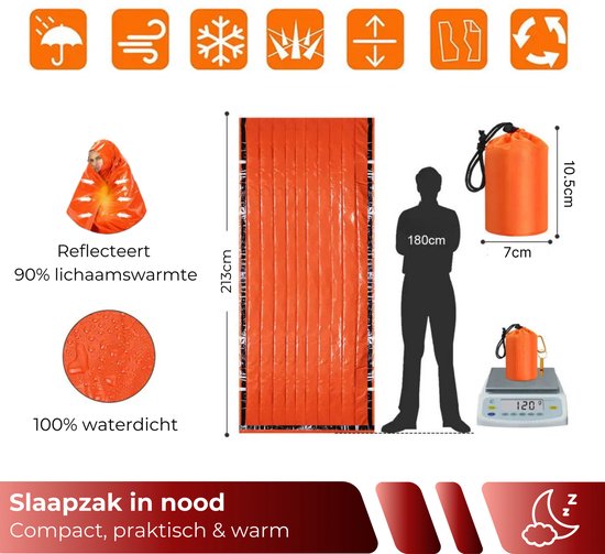 DreamGoods PRO - Noodpakket voor Thuis - Overleven bij Oorlog, Stroomuitval & Rampen - 20.000mAh Noodradio - Compleet Overlevingspakket - Denk Vooruit - 72+ uur Survival Kit