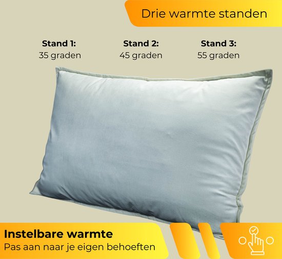 Warmtekussen - 65x45cm - Wit