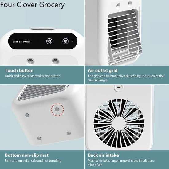 Draagbare mini airconditioner