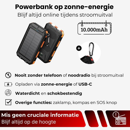 Compleet Noodpakket - Overlevingspakket - Noodpakket voor Thuis - Oorlog - Survival Kit - Rampenrugzak - Bij Rampen - Denk vooruit