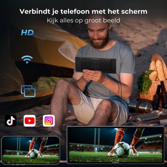 DreamGoods Carplay Scherm - 10.26Inch - Apple & Android - Draadloos - Navigatiesysteem Auto - Touchscreen - Universeel - Apple Carplay - Android Auto - Multimedia Autoradio