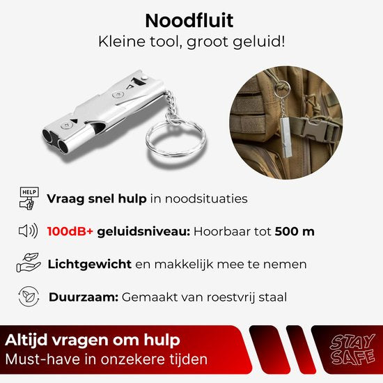 DreamGoods Compleet Noodpakket voor Thuis - Overlevingspakket Oorlog - 10.000mAh Noodradio - Denk Vooruit - Survival Kit bij Rampen - Rampenrugzak