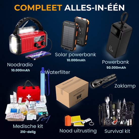 Deluxe noodpakket