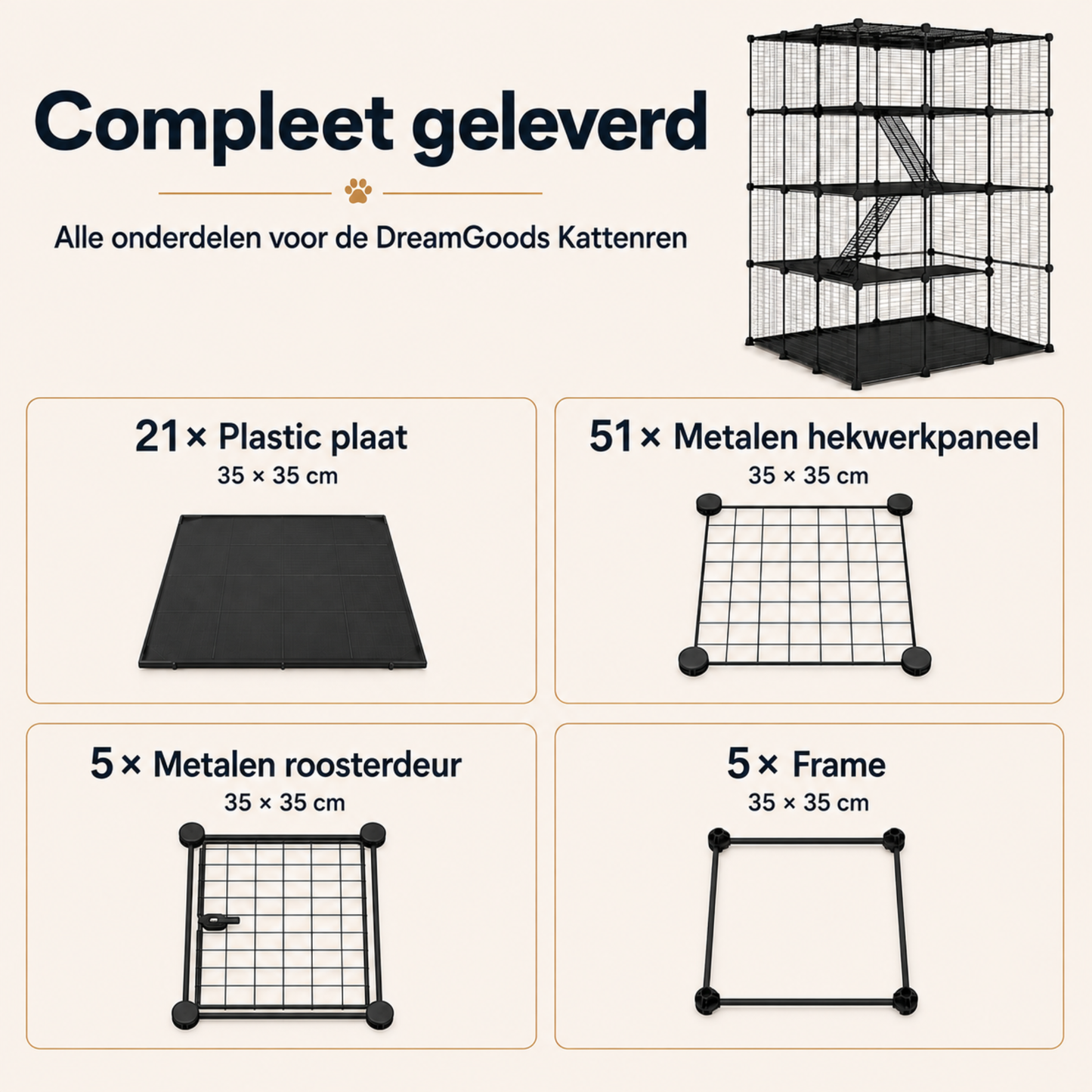 XL Kattenren voor Buiten & Binnen