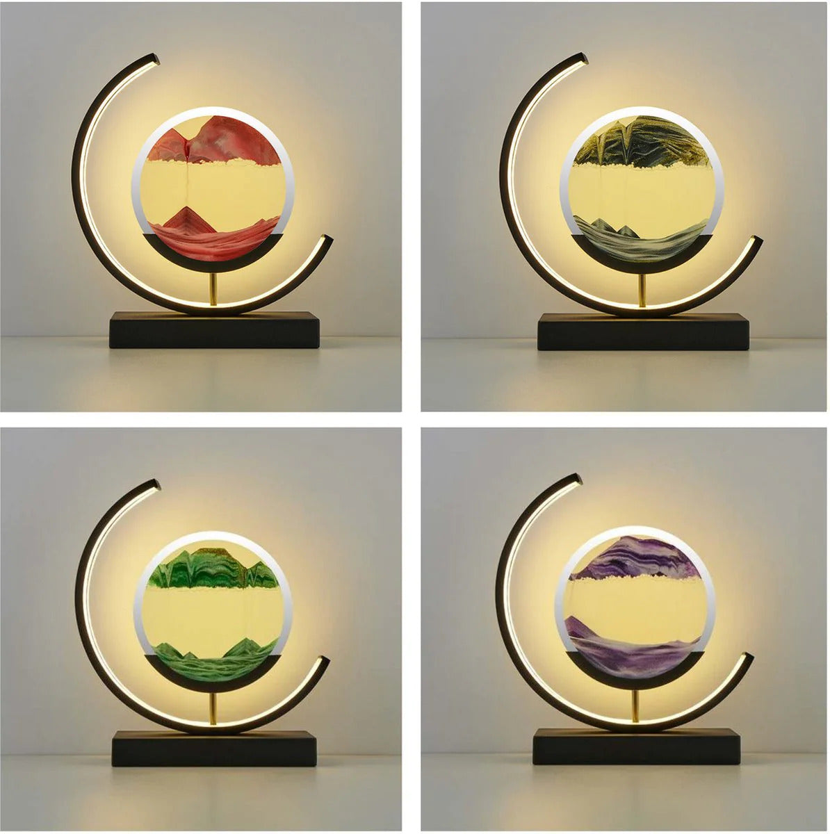 Bewegende Zandkunst Lamp