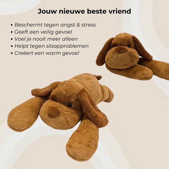 Verzwaarde pluche knuffel – Hond