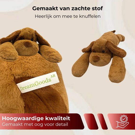 Verzwaarde pluche knuffel – Hond