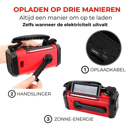 DreamGoods 10.000mAh Noodradio & Solar Powerbank