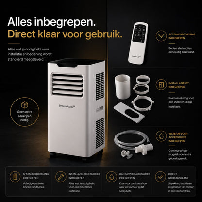 DreamGoods Mobiele Airco - 12000 BTU