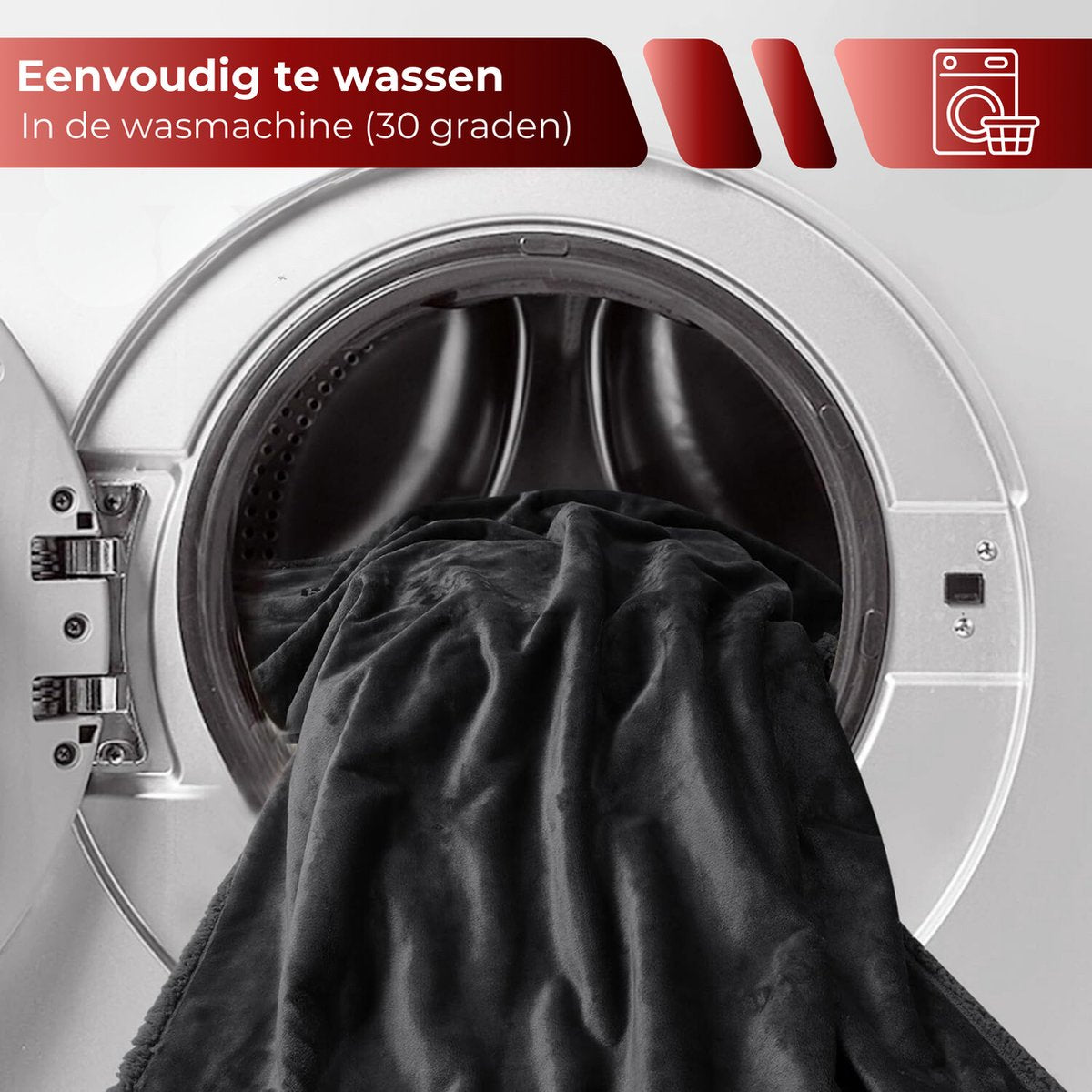 Love Blanket - Waterdicht Deken - 145x100cm - Zwart