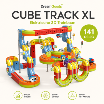 Cube Track - Elektrische Treinbaan -141-Delig