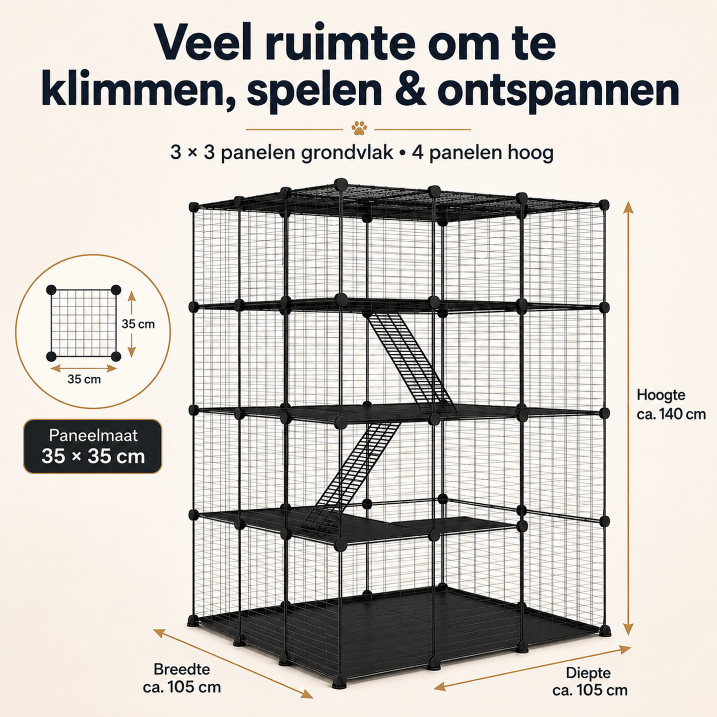 XL Kattenren voor Buiten & Binnen