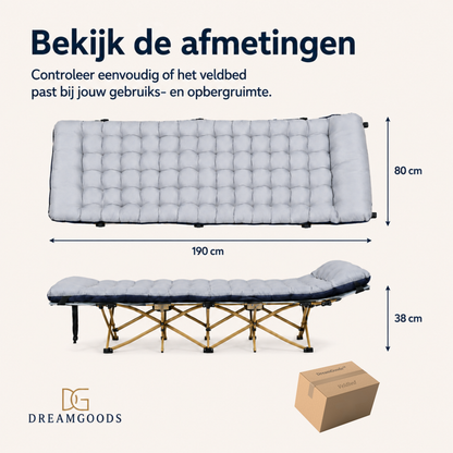 Veldbed met Matras - Opvouwbaar Campingbed