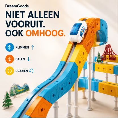 Cube Track - Elektrische Treinbaan - 105-Delig