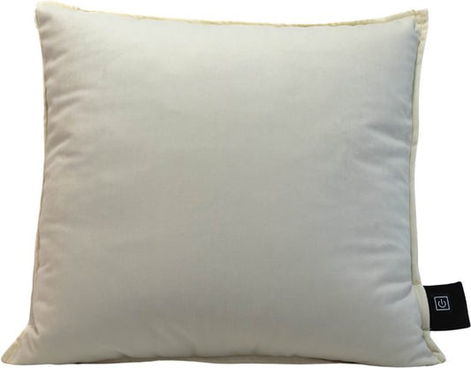 DreamGoods Warmtekussen Oplaadbaar - Duurzaam & Draadloos - 45x45cm - Infrarood Verwarming - Elektrisch Verwarmingskussen - Elektrische Warmte kussen