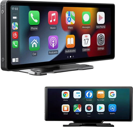 DreamGoods Carplay Scherm - 10.26Inch - Apple & Android - Draadloos - Navigatiesysteem Auto - Touchscreen - Universeel - Apple Carplay - Android Auto - Multimedia Autoradio