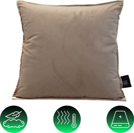 Warmtekussen - 45x45cm - Beige