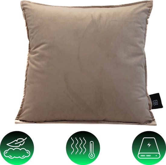 Warmtekussen - 45x45cm - Beige