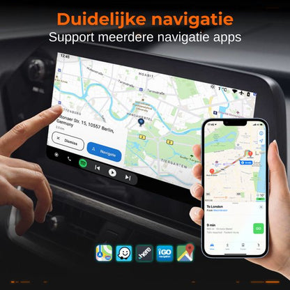 DreamGoods 4-in-1 Carplay Dongle - Screen Mirror Link - Draadloos CarPlay & Android Auto - CarPlay Adapter