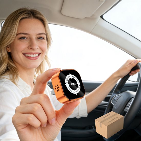 DreamGoods 4-in-1 Carplay Dongle - Screen Mirror Link - Draadloos CarPlay & Android Auto - CarPlay Adapter