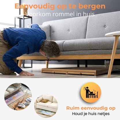 DreamGoods Puzzeltafel - In Hoogte Verstelbaar - Draaibaar Puzzelbord met Opbergsysteem - 1500 stukjes - 4 lades - Houten - Puzzeltafel - Puzzelplank - Puzzelmap - Puzzelmat - Portapuzzle - Puzzelplaat - Puzzel - Puzzeltafel met Lades