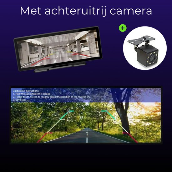 Carplay Scherm - met achteruit camera