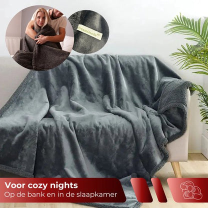 Love Blanket - Waterdicht Deken - 145x165cm - Grijs