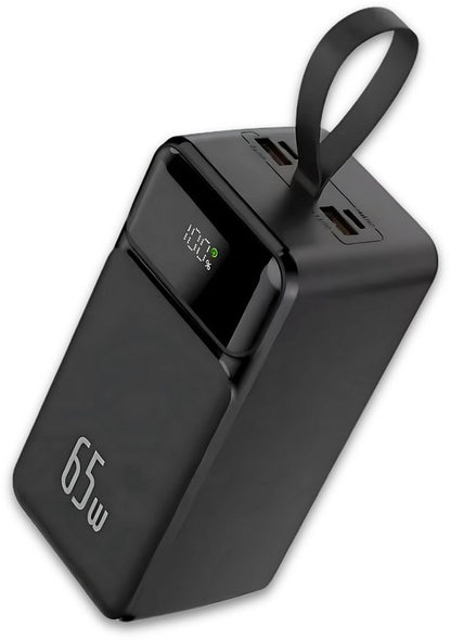 Powerbank PRO - 50.000 mAh - 65W Snellader Geschikt voor Iphone, Android, Tablets & Laptops