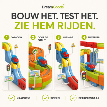 Cube Track - Elektrische Treinbaan -141-Delig
