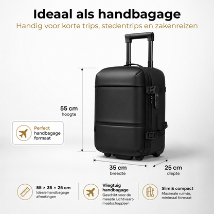 Vacuüm Rugzak & Trolley - 55x35x25cm