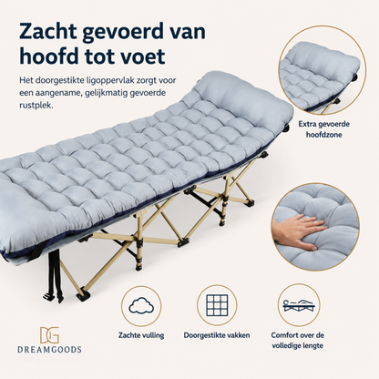 Veldbed met Matras - Opvouwbaar Campingbed