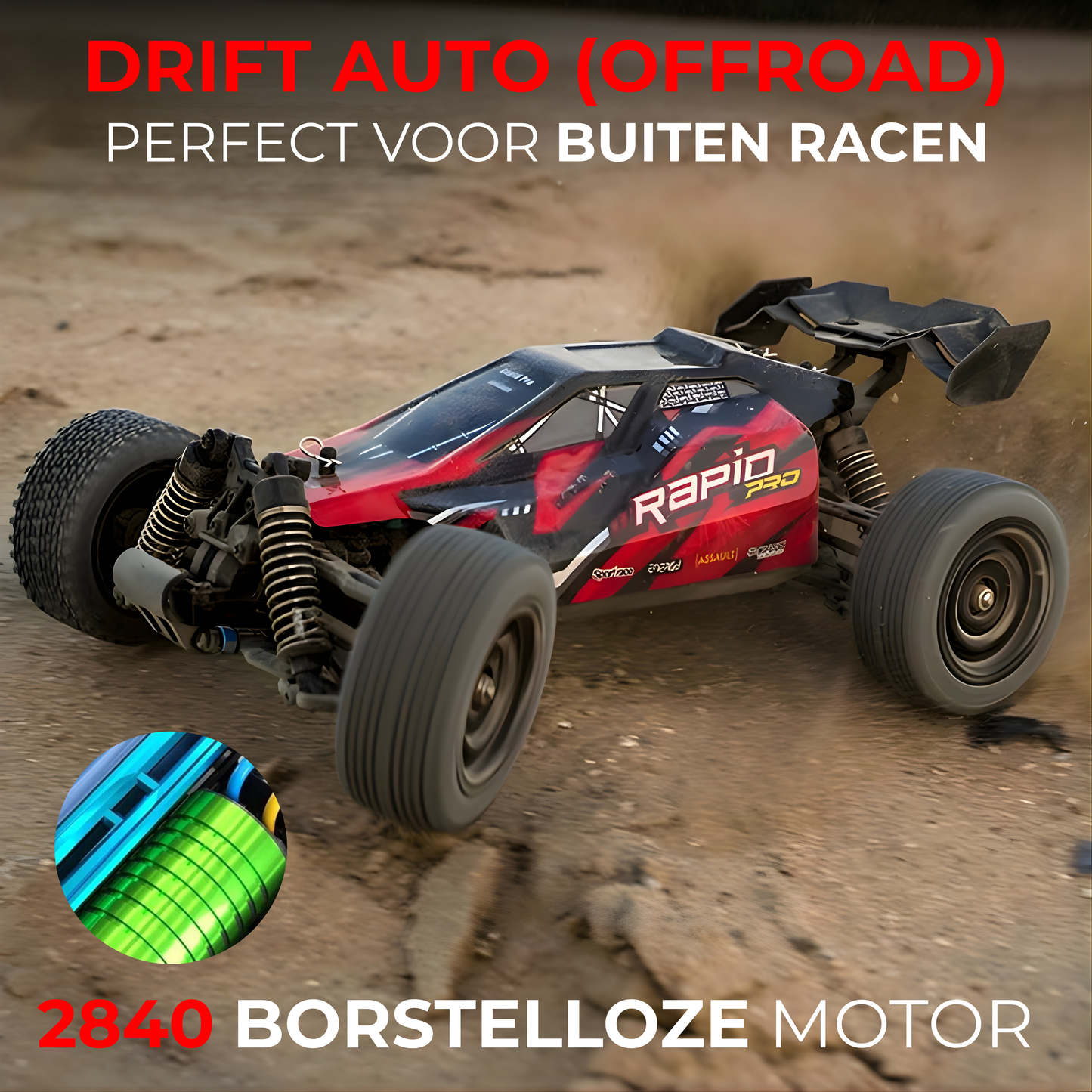 Bestuurbare RC Auto - 70km/u