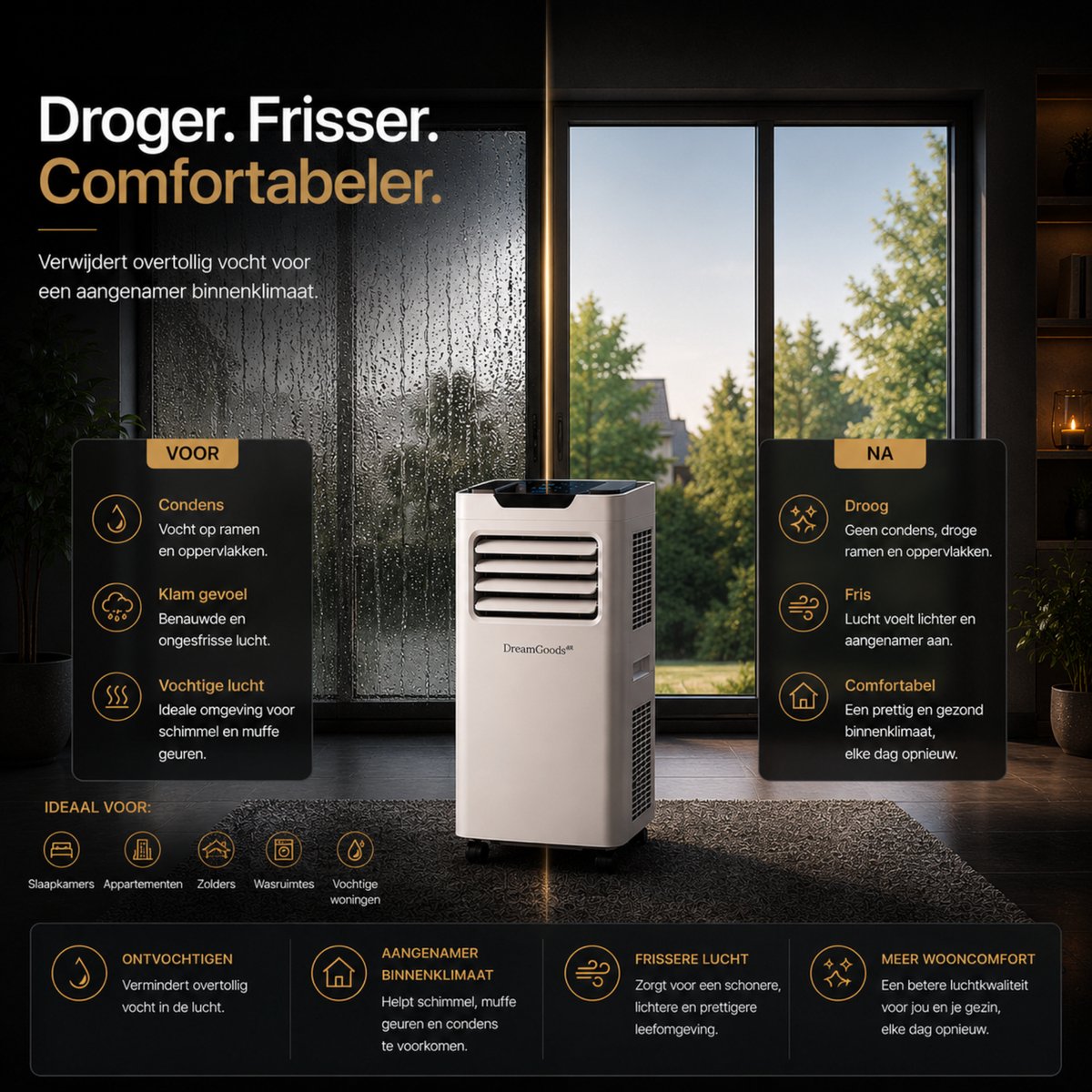 DreamGoods Mobiele Airco - 12000 BTU