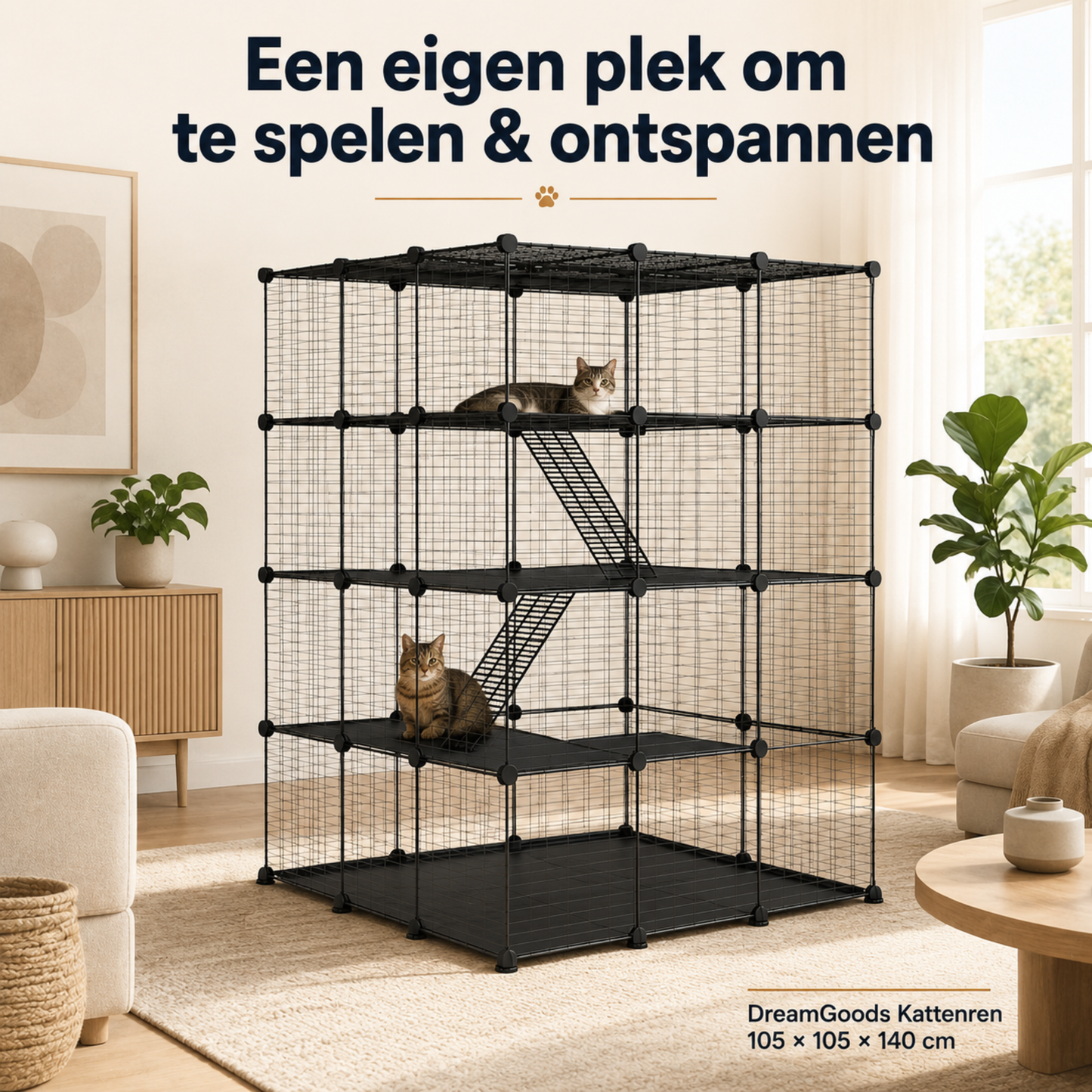 XL Kattenren voor Buiten & Binnen