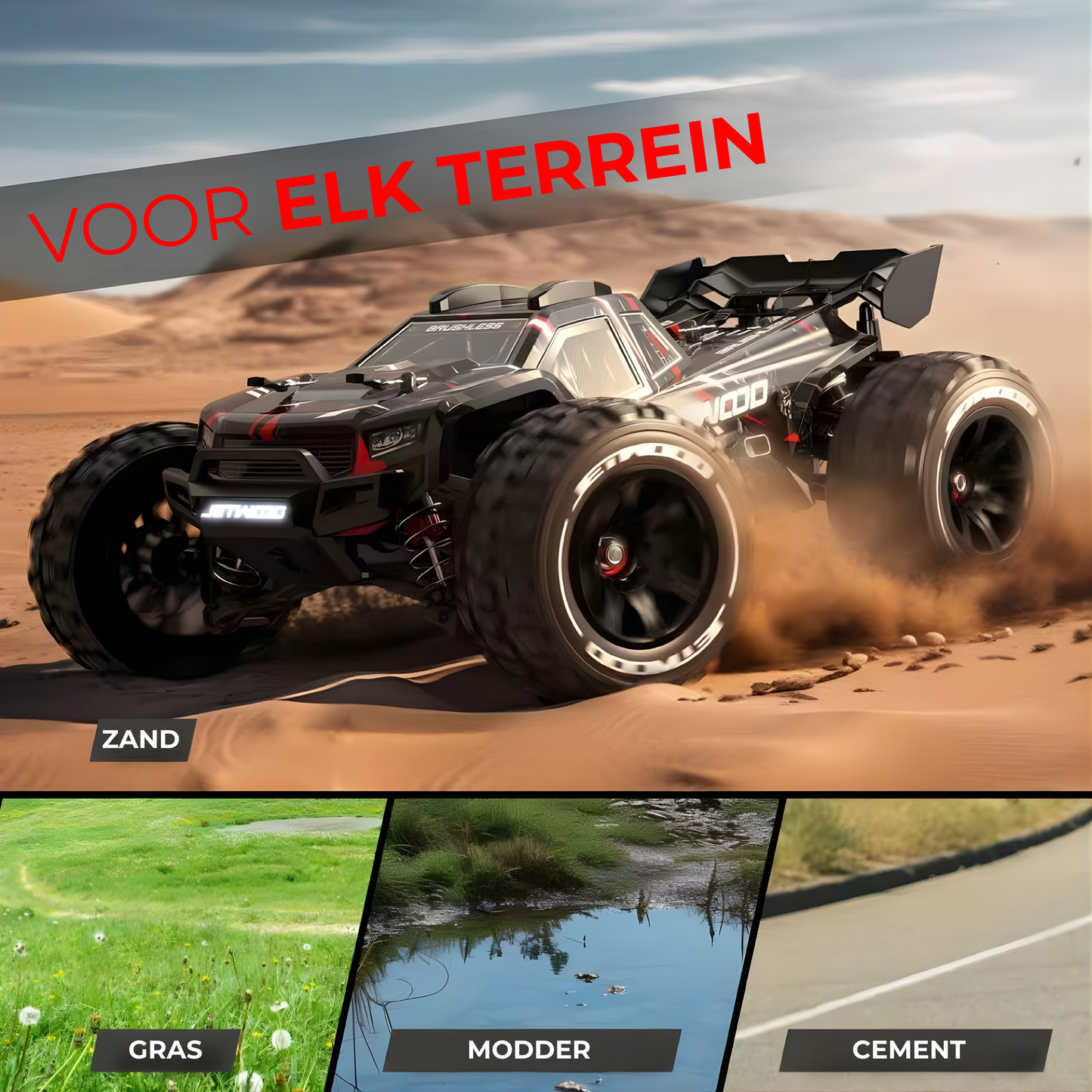 Bestuurbare RC Auto - 80km/u