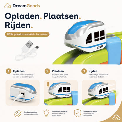 Cube Track - Elektrische Treinbaan - 88-Delig