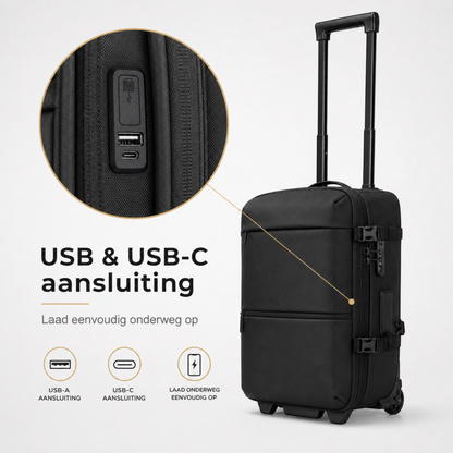 Vacuüm Rugzak & Trolley - 55x35x25cm