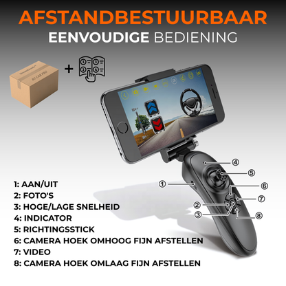 Bestuurbare Auto met Draaibare HD Camera