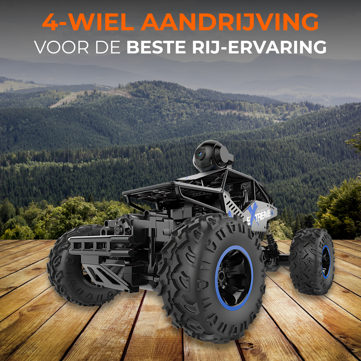 Bestuurbare Auto met Draaibare HD Camera