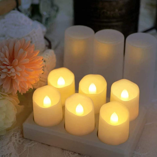 DreamGoods Rechargeable LED Candles With Moving Flame 