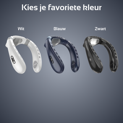 Nekventilator met Koeling & Temperatuurregeling - Blauw