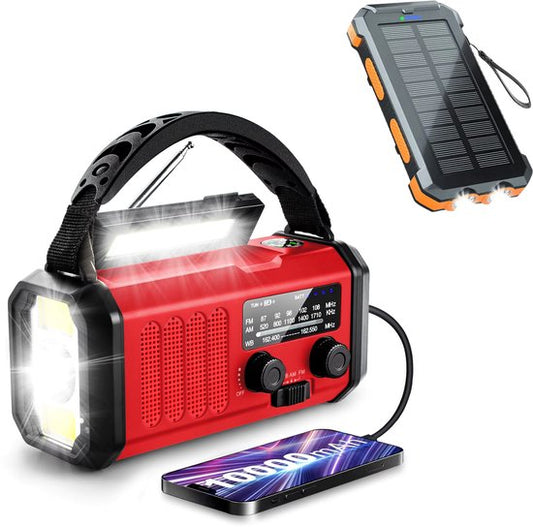 DreamGoods 10.000mAh Noodradio & Solar Powerbank